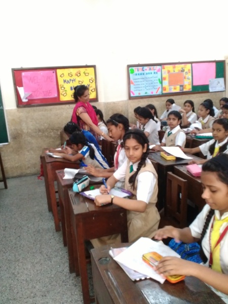 Visit by Mrs. Rao from the Education Department