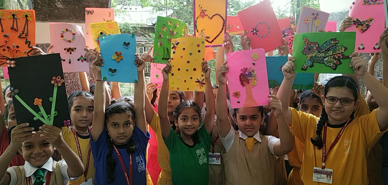Quilling Fort Paper Quilling – Std. IV | Convent of Jesus and Mary School
