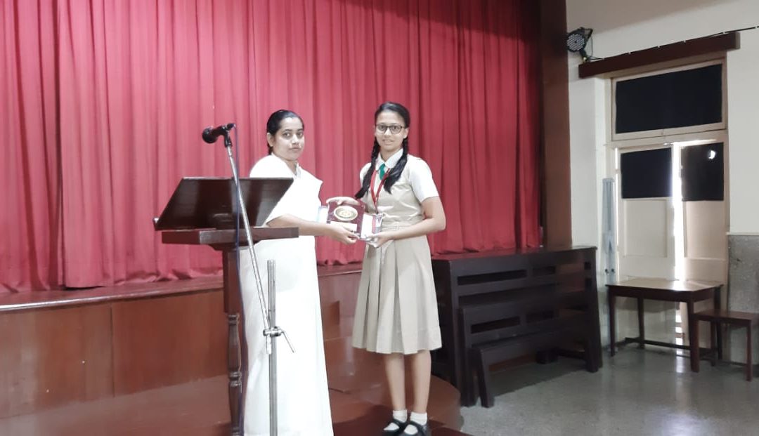 Interschool Drawing competition winner