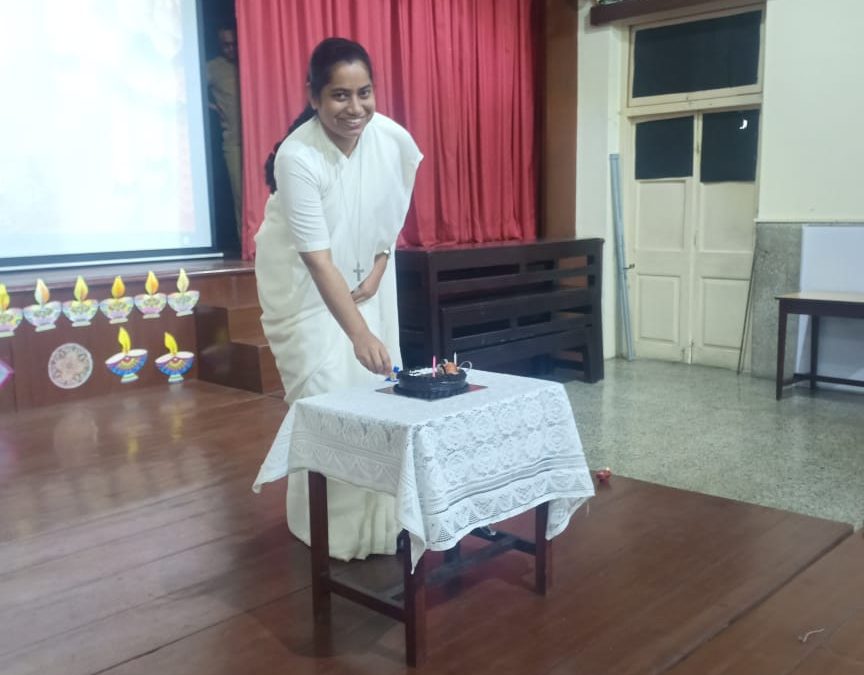 Primary school – Festival of Lights & Birthday celebration of Sr. Lavita Fernandes