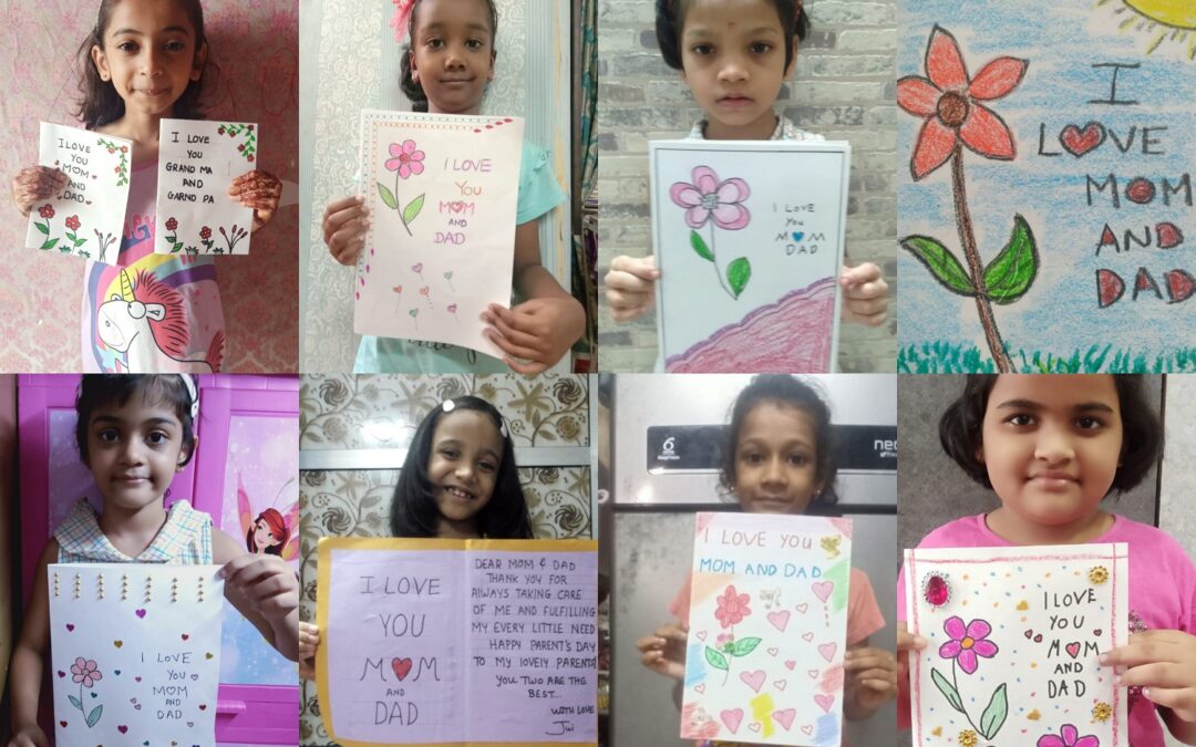 Card Making activity (Jr. KG)
