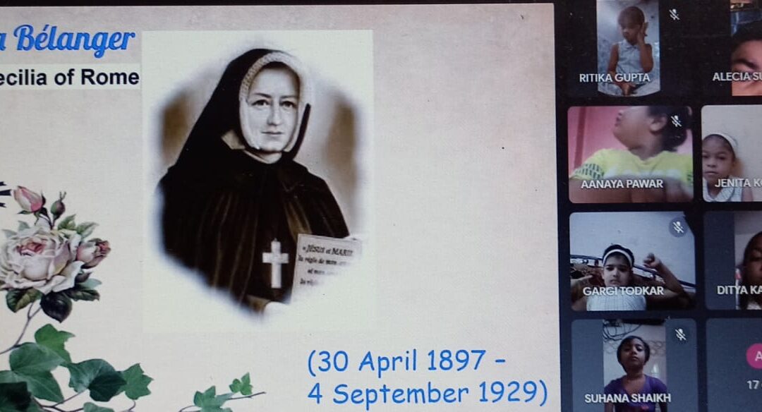 Special assembly on the feast of Blessed Dina Belanger