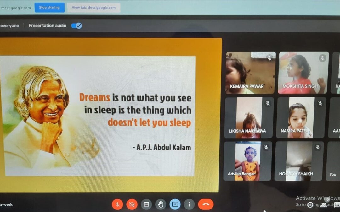 Special Assembly – Birthday of Late Dr. A.P.J Abdul Kalam / Reading Day