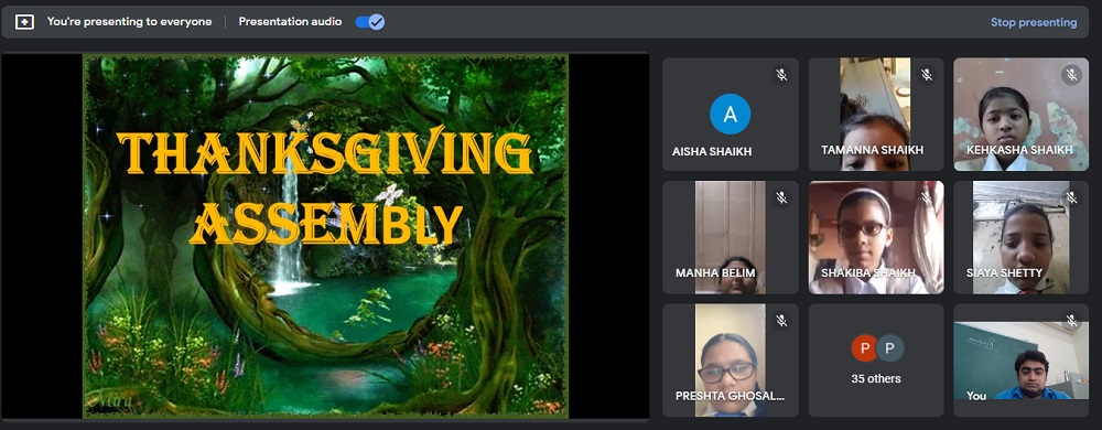 Thanksgiving Assembly
