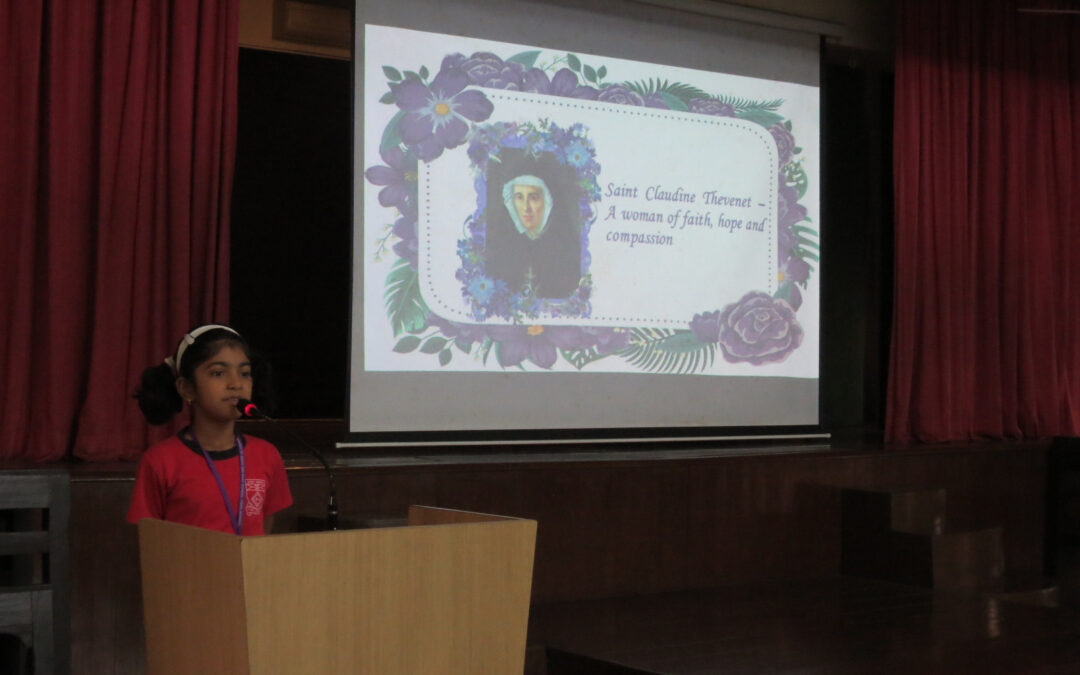 Special assembly in Preparation for the Feast of St. Claudine Thevenet /Activities